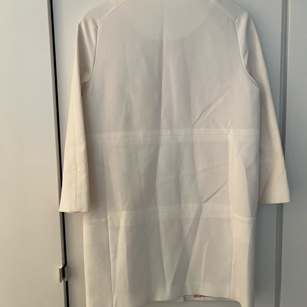 Mossimo Dutti White Button-Down Lined Spring Jack… - image 3